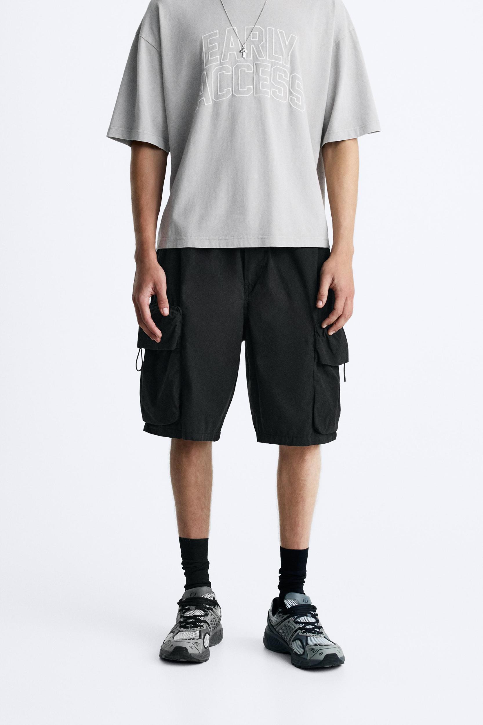 WASHED CARGO SHORTS Product Image