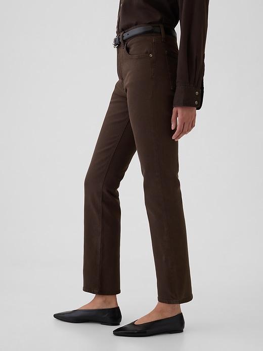 High Rise Studded &apos;90s Straight Jeans Product Image
