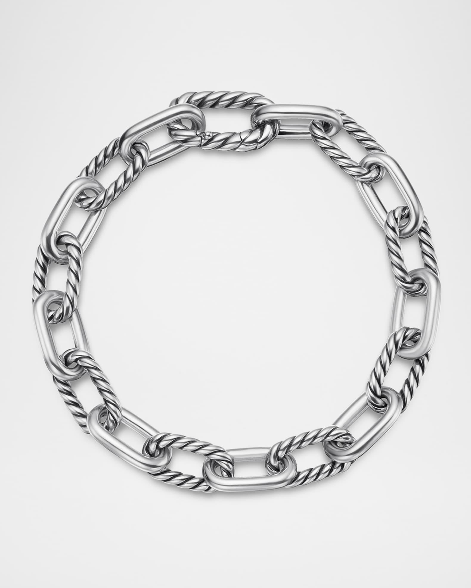 Cable Flex Center Station X Bracelet with Diamonds in Silver, 4mm Product Image