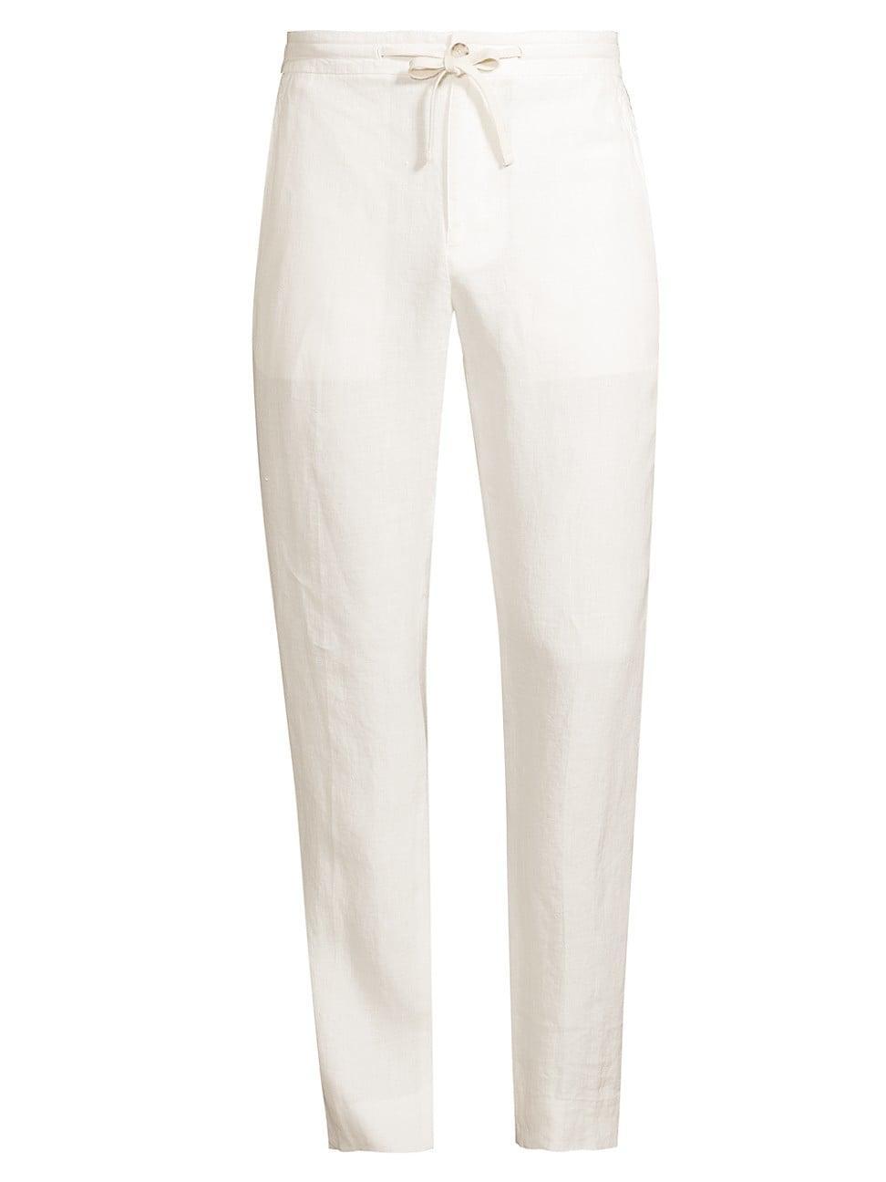 Mens Lightweight Hemp Pant, Bone, Size XL Vince Product Image