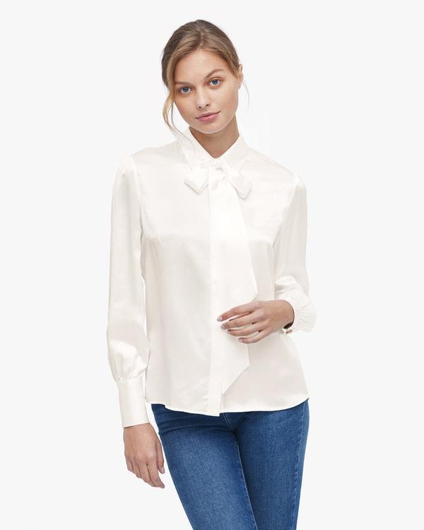 2 in 1 Women Silk Shirt Product Image
