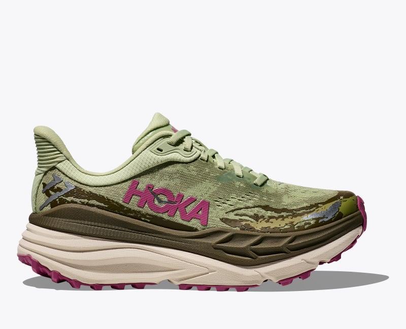 HOKA Women's Stinson 7 Shoes in Stardust/Alabaster, Size 9.5 Product Image