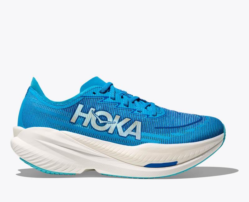 HOKA Men's Mach X 2 Shoes in Skyward Blue/Electric Cobalt, Size 8.5 W Product Image