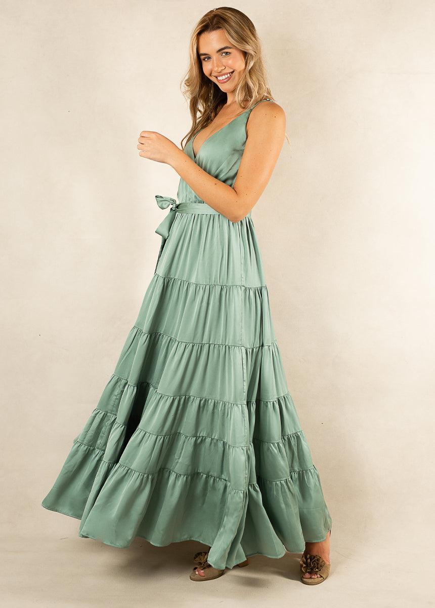 Zayla Dress in Seaglass Female Product Image