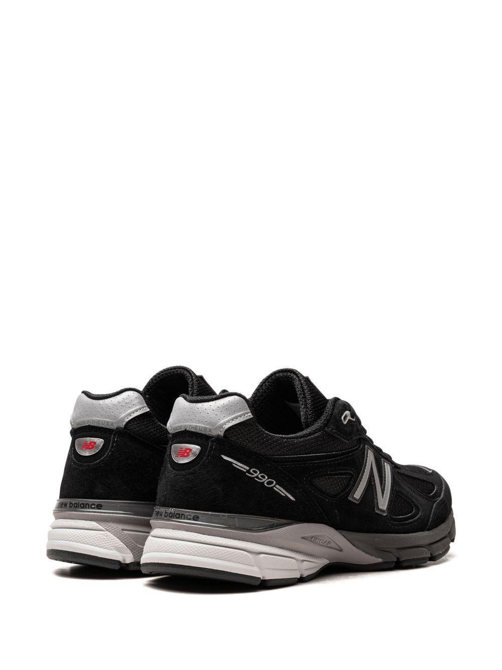 Made in USA 990v4 "Black/Silver" sneakers Product Image