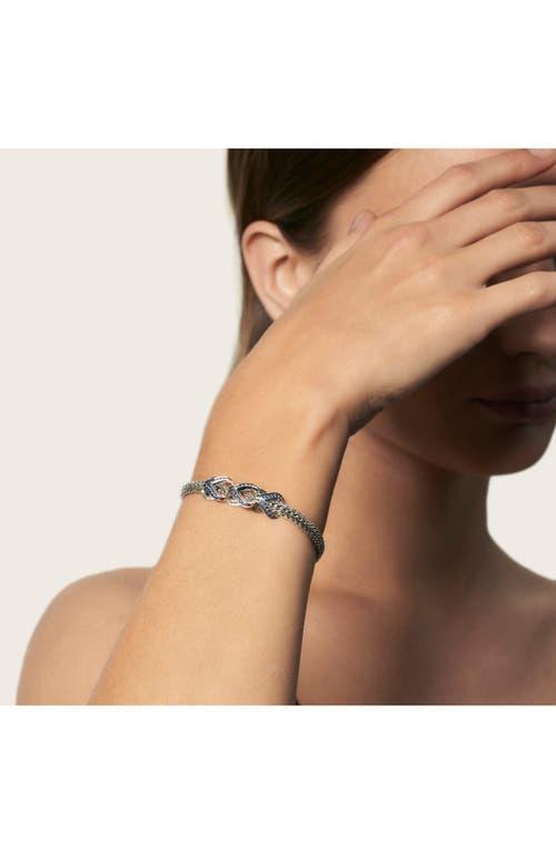 JOHN HARDY Sterling Silver Classic Chain Blue Sapphire Slim Bracelet - 100% Exclusive In Silver-tone Product Image