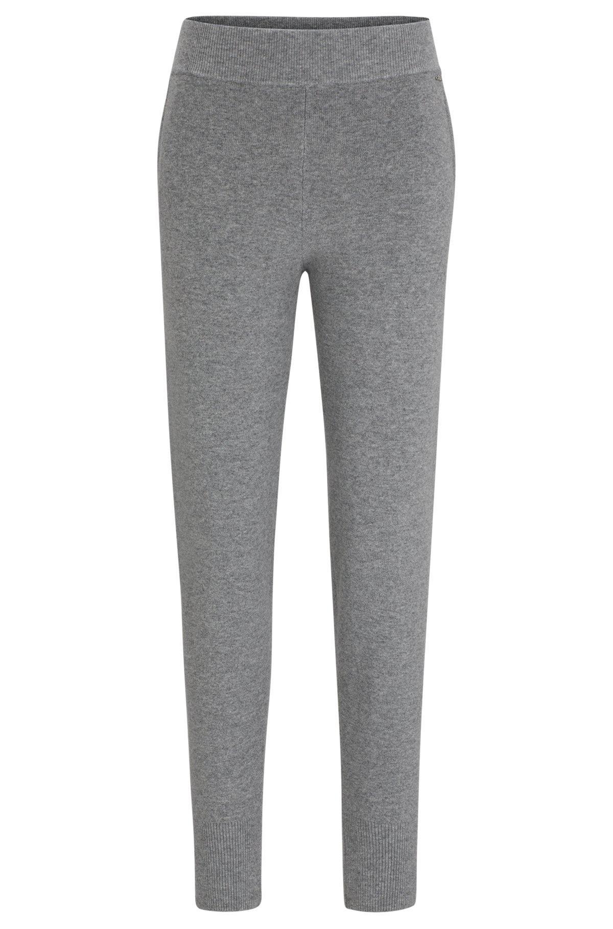 Knitted trousers in wool and cashmere Product Image