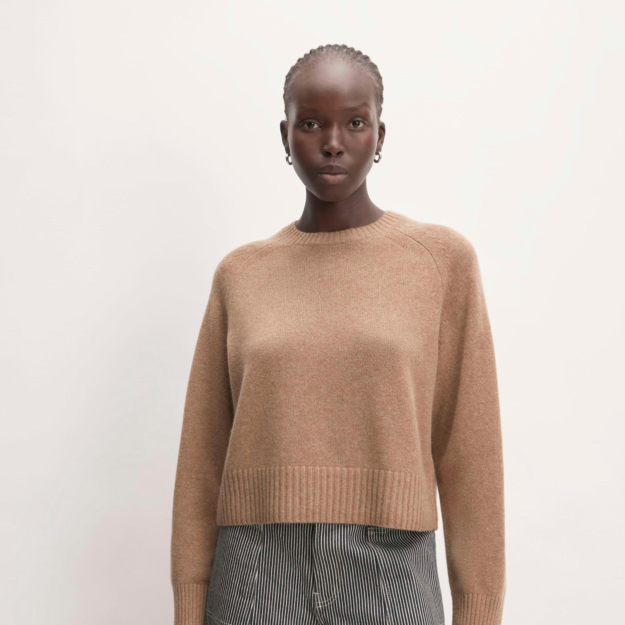 The Boxy Crew in Cashmere Product Image