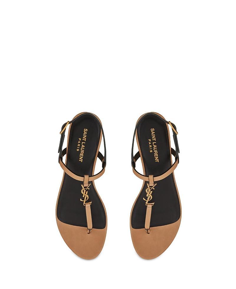 Womens Cassandra Patent Leather Slingback Thong Sandals Product Image