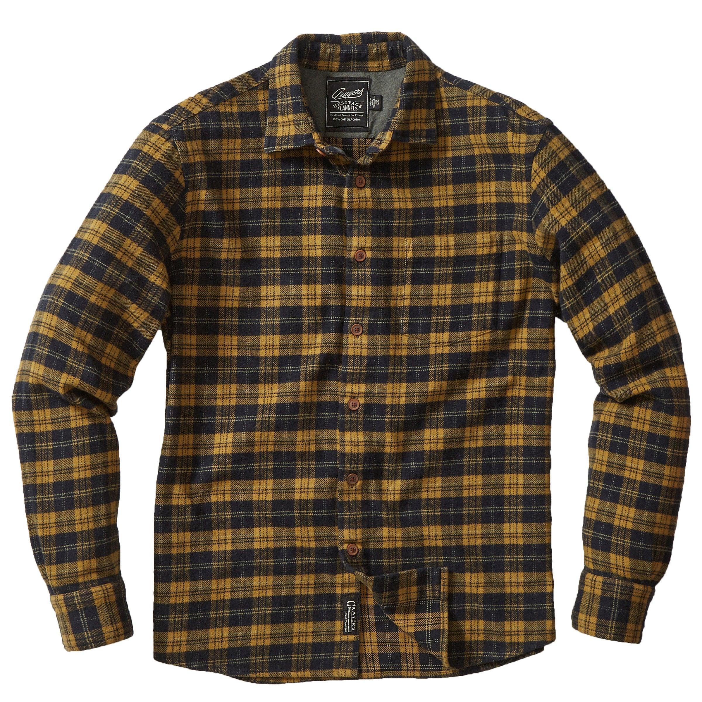Carson Heritage Flannel - Honey Mustard Plaid (Final Sale) Product Image