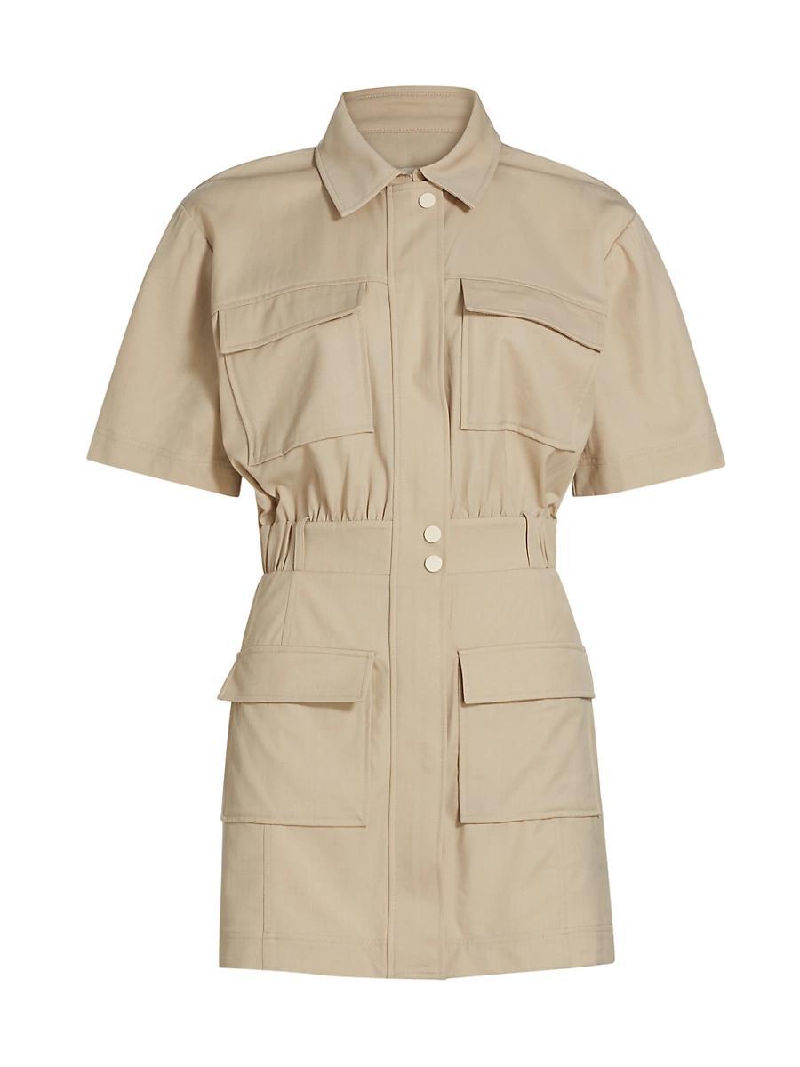 Womens Yohana Cargo Mini Shirtdress Product Image