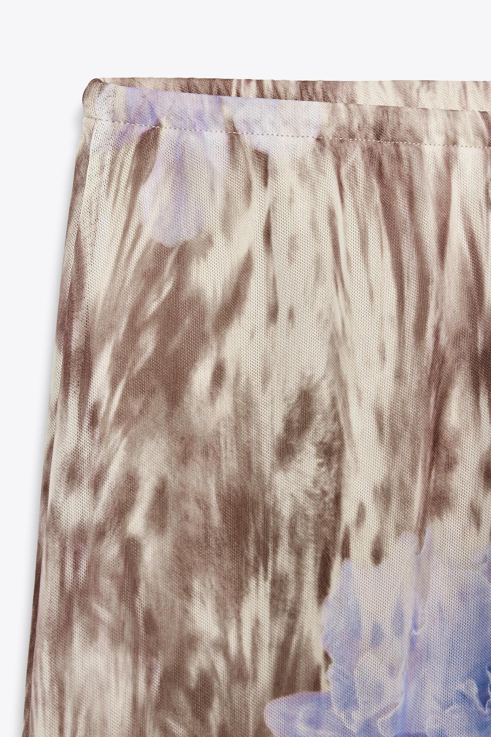 PRINTED TULLE PANTS Product Image