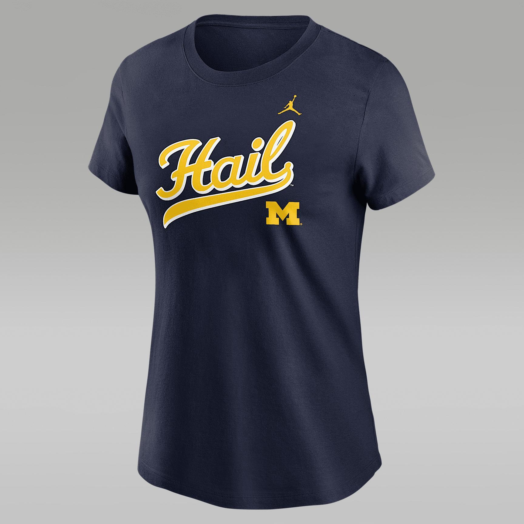 Michigan Athletic Prep Arch Local Script Nike Women's College T-Shirt Product Image