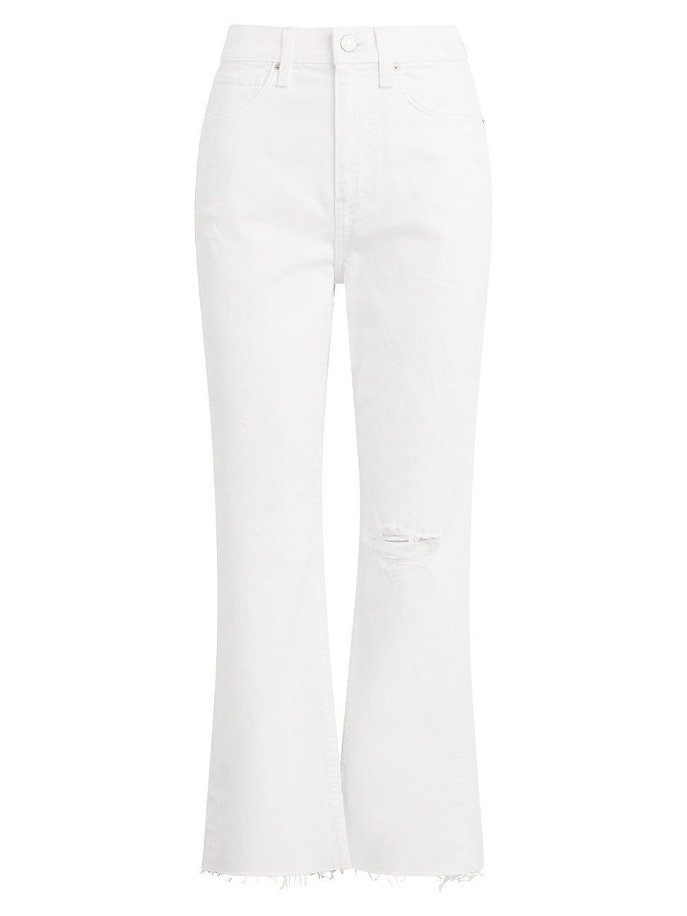 Womens Jade High-Rise Loose-Fit Crop Straight Jeans Product Image