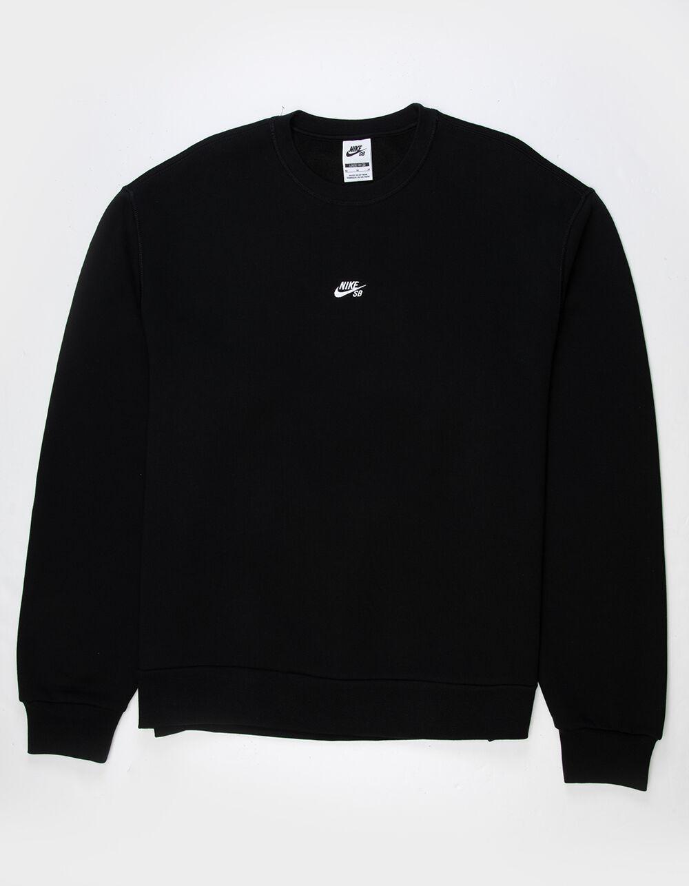 NIKE SB Logo Mens Crewneck Sweatshirt - BLACK Product Image