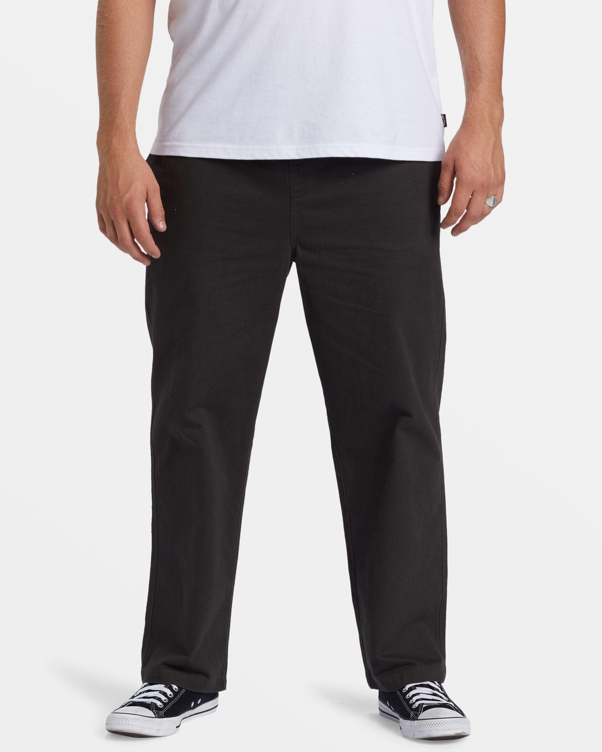 Larry Elastic Waist Pants - Raven Male Product Image