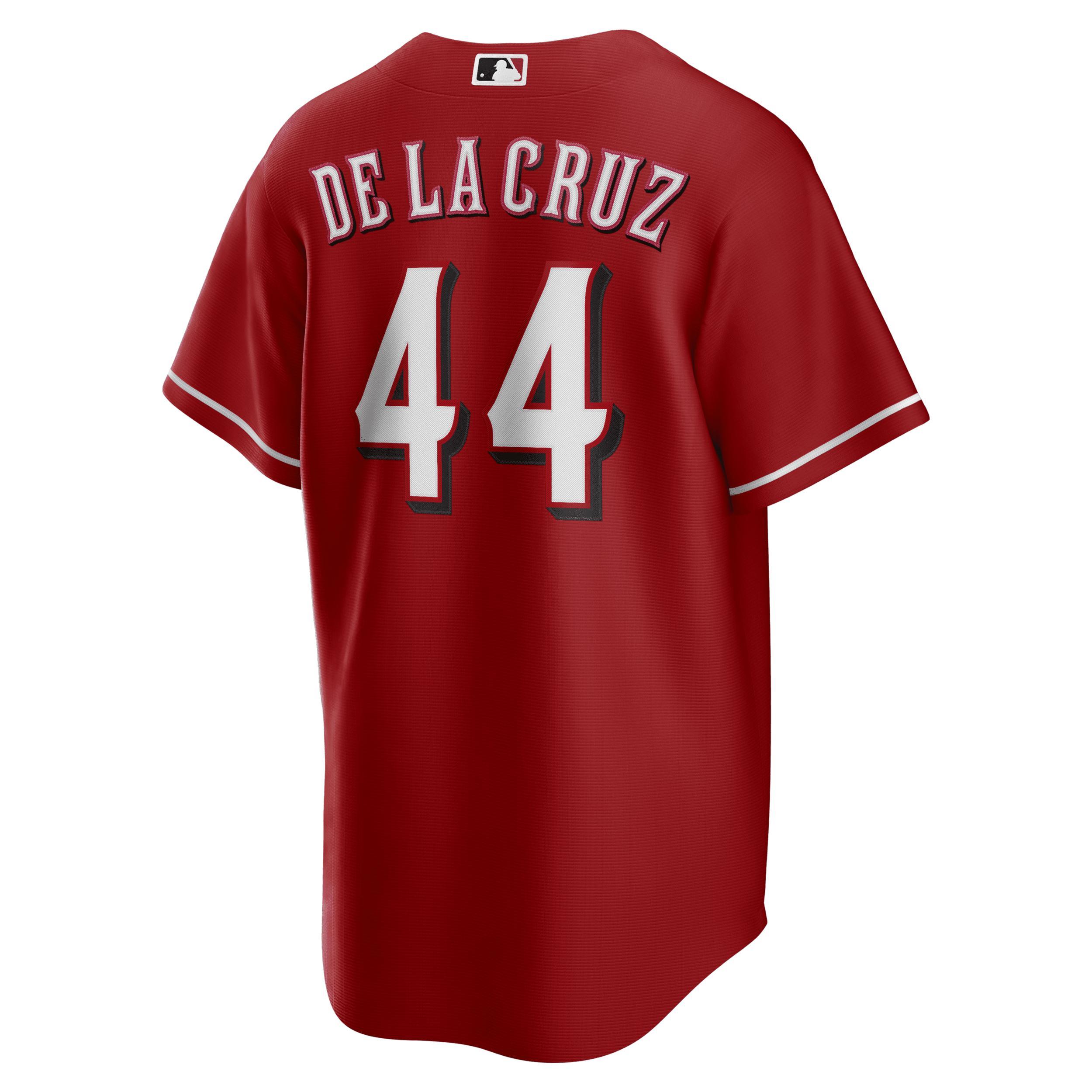 Men's Nike Elly De La Cruz Red Cincinnati Reds Alternate Replica Jersey, Size: Medium, Red Red Product Image