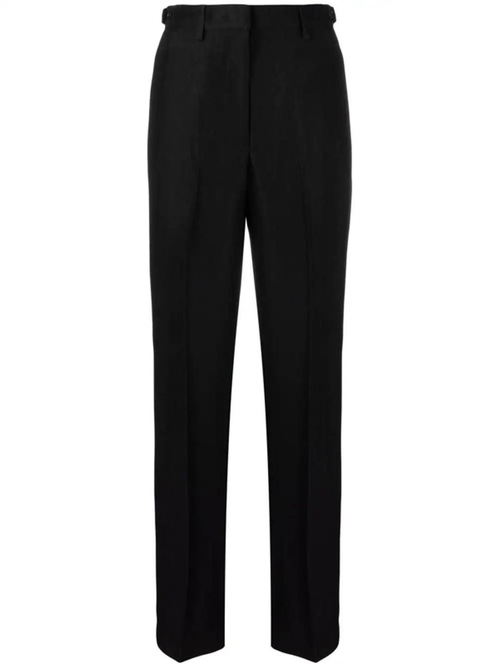 MSGM Tailored Straight-leg Trousers In Black Product Image