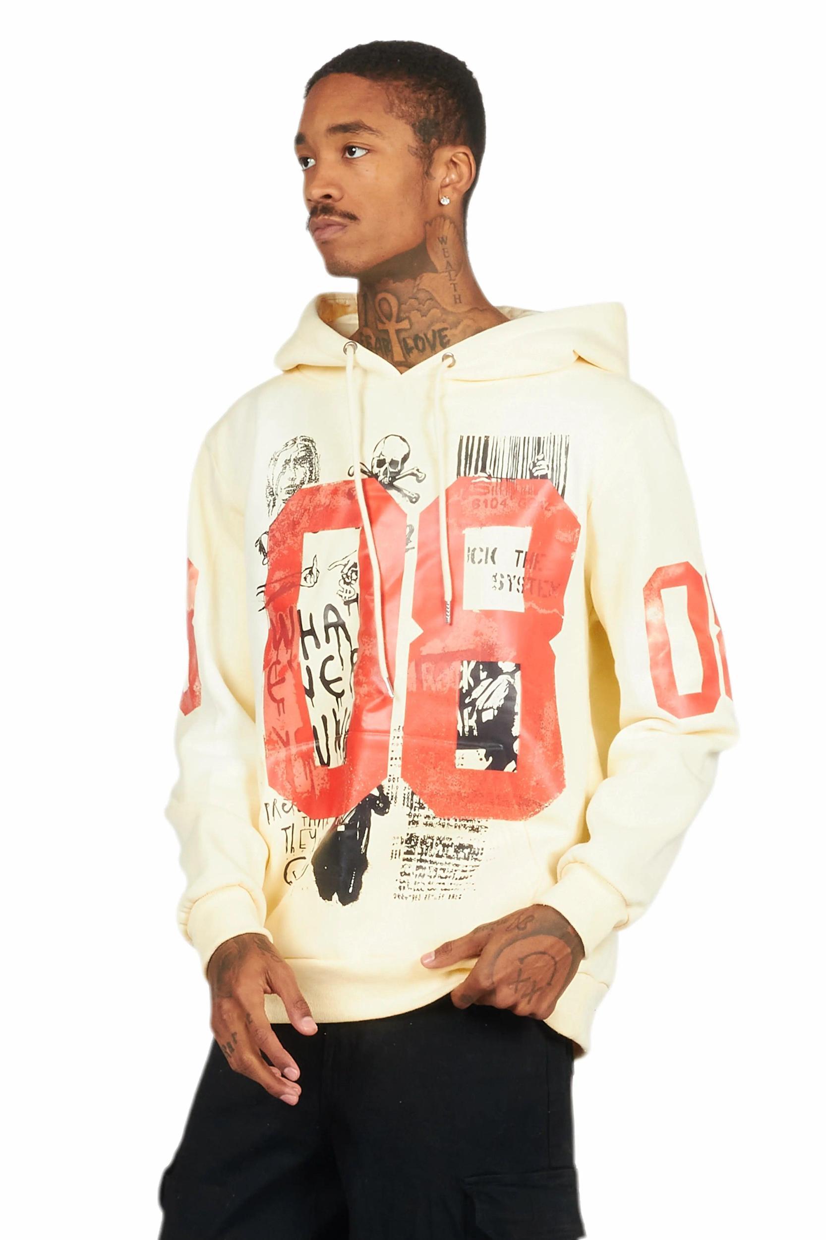 Grill Sand Graphic Hoodie Male Product Image