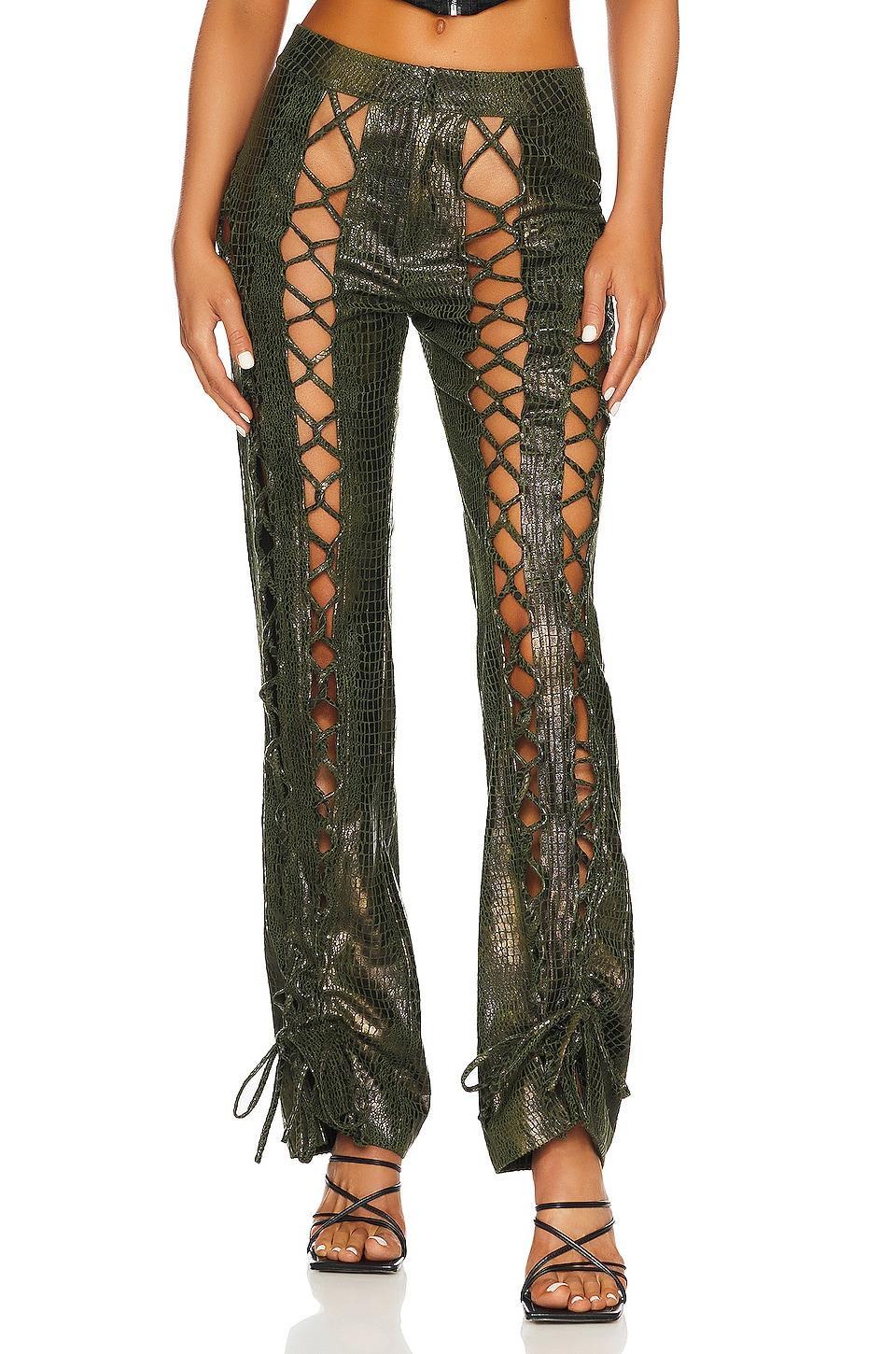 Lace Up Croc Pant Kim Shui Product Image