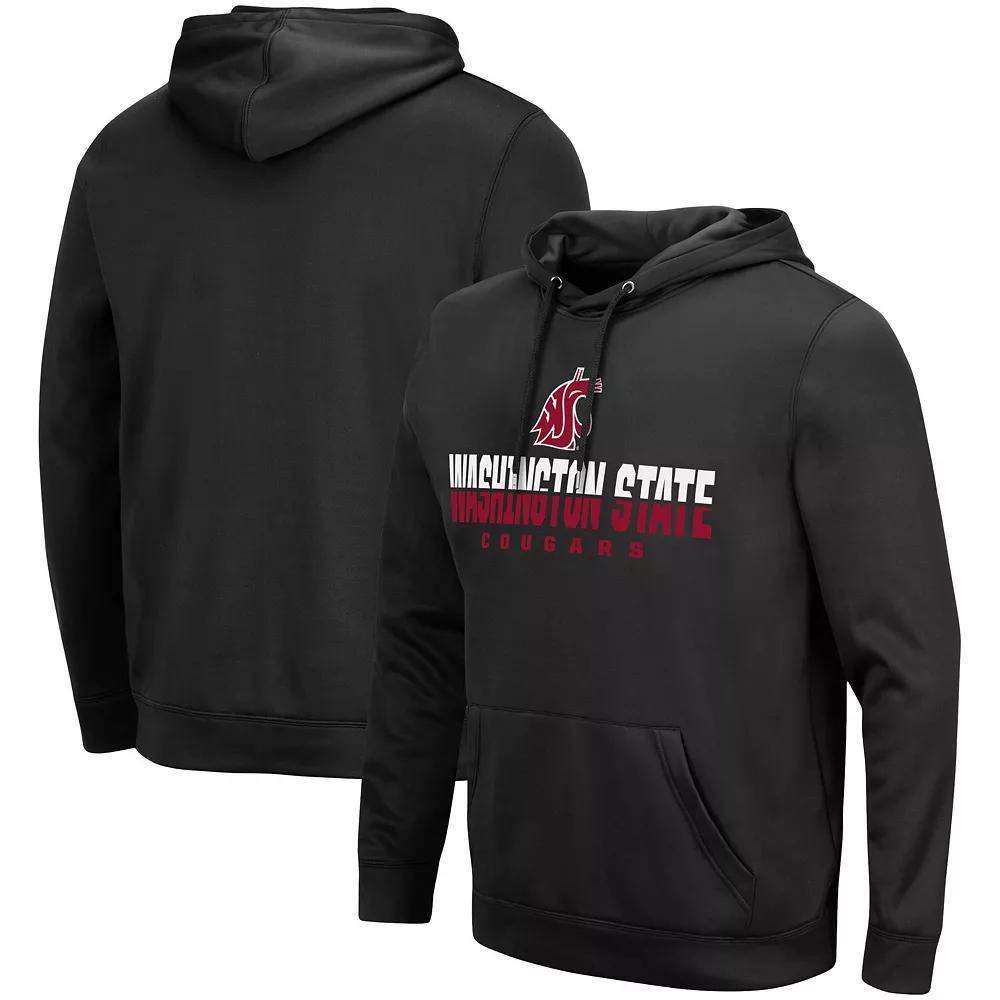 Men's Colosseum Black TCU Horned Frogs Lantern Pullover Hoodie, Size: Large Product Image