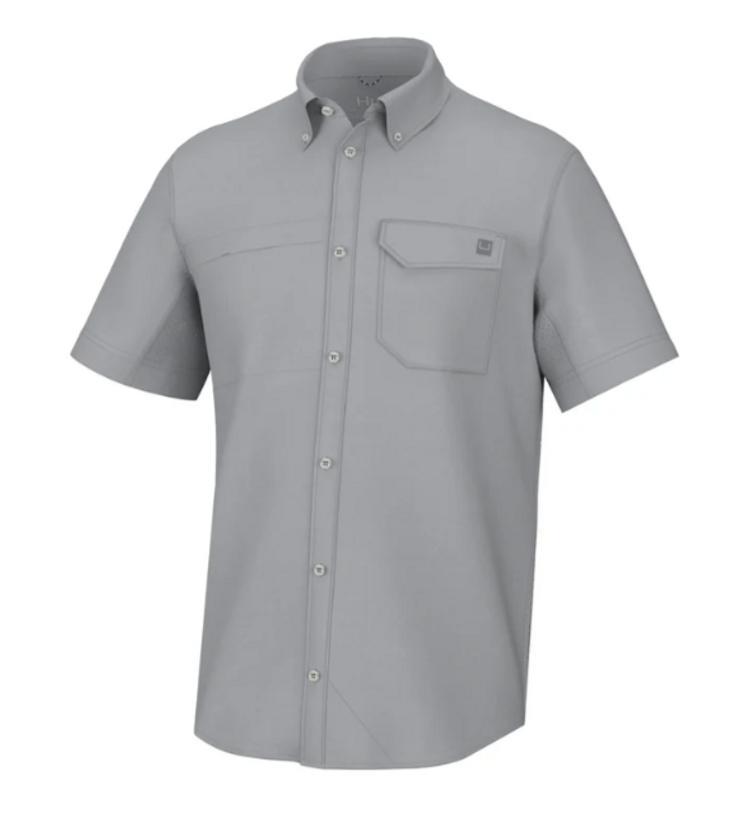 Huk® Men's S/S Solid Tide Point Button Shirt Product Image
