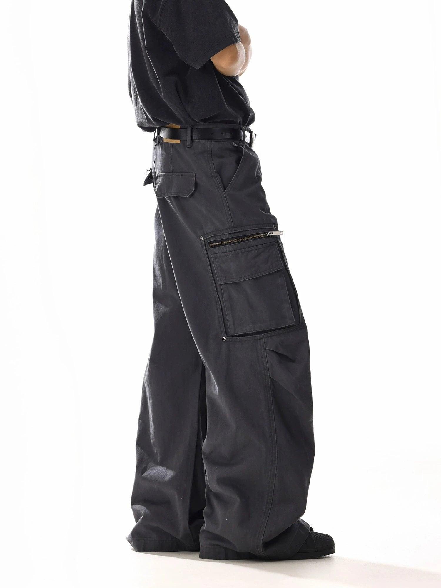 RT No. 19828 RECONSTRUCTED CARGO STRAIGHT PANTS Product Image