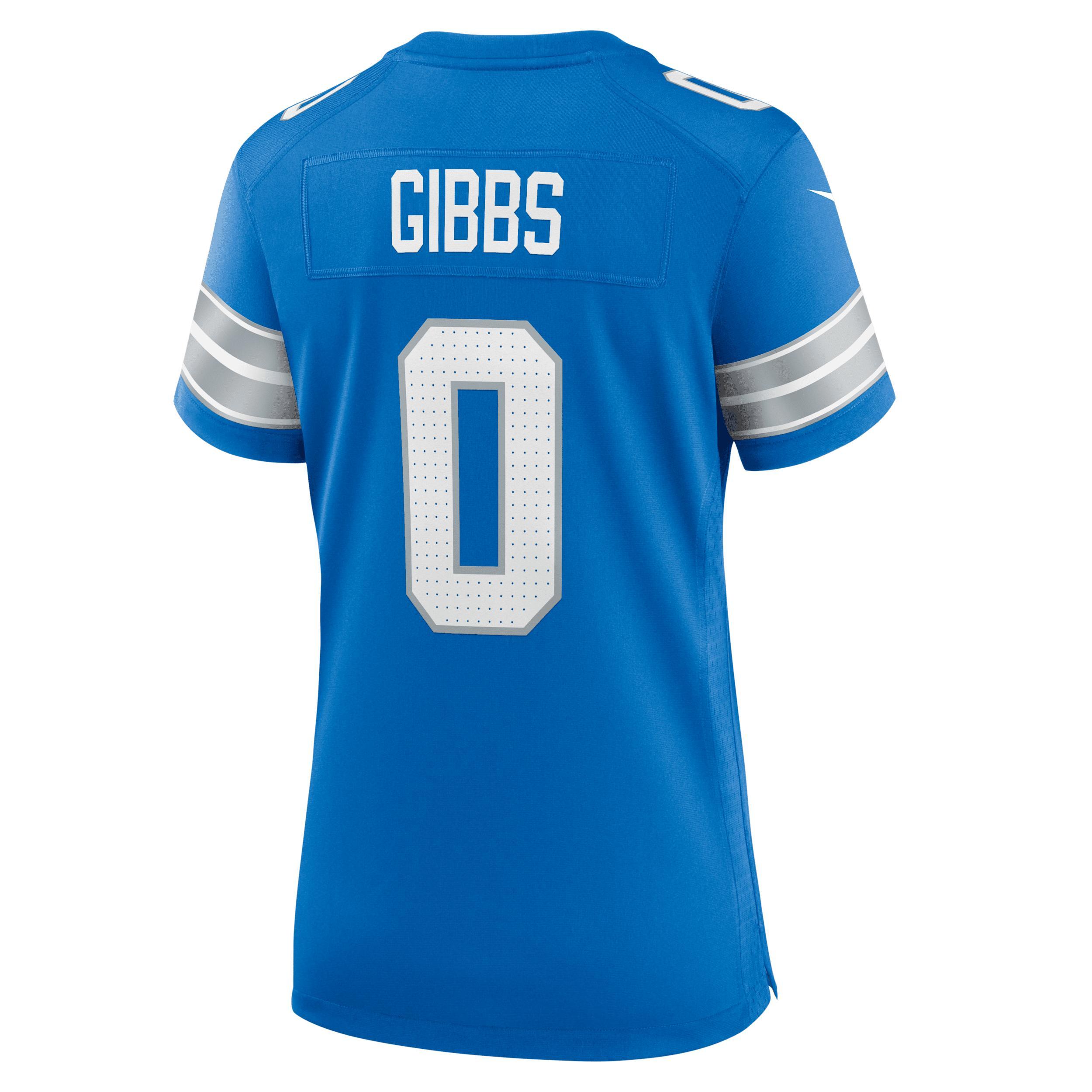 Jahmyr Gibbs Detroit Lions Womenâs Nike Women's NFL Game Jersey Product Image