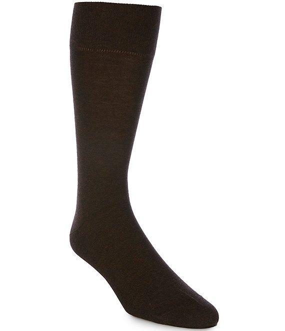 Cremieux Solid Flat Knit Crew Dress Socks Product Image