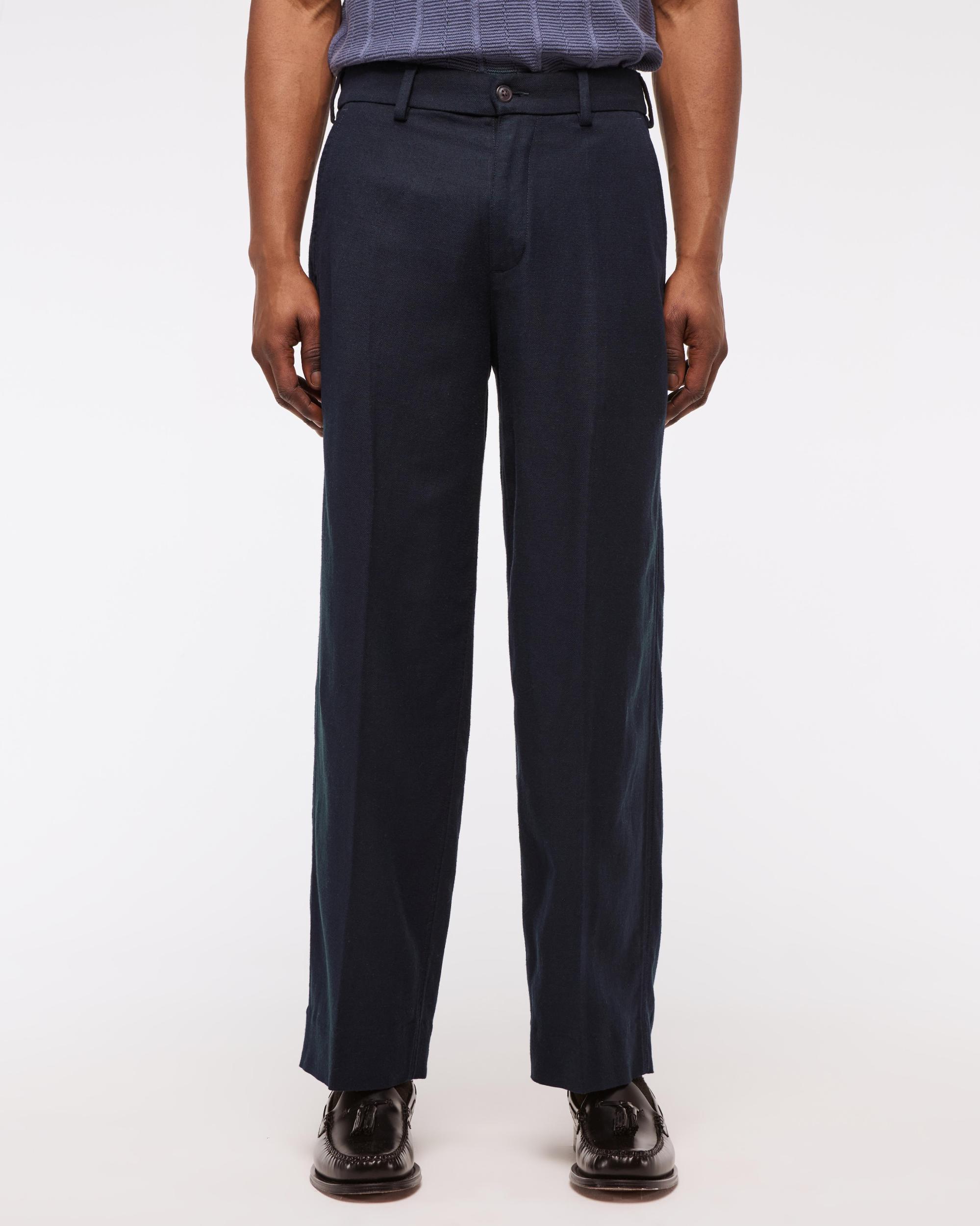 Baggy Tailored Linen-Blend Trouser Product Image