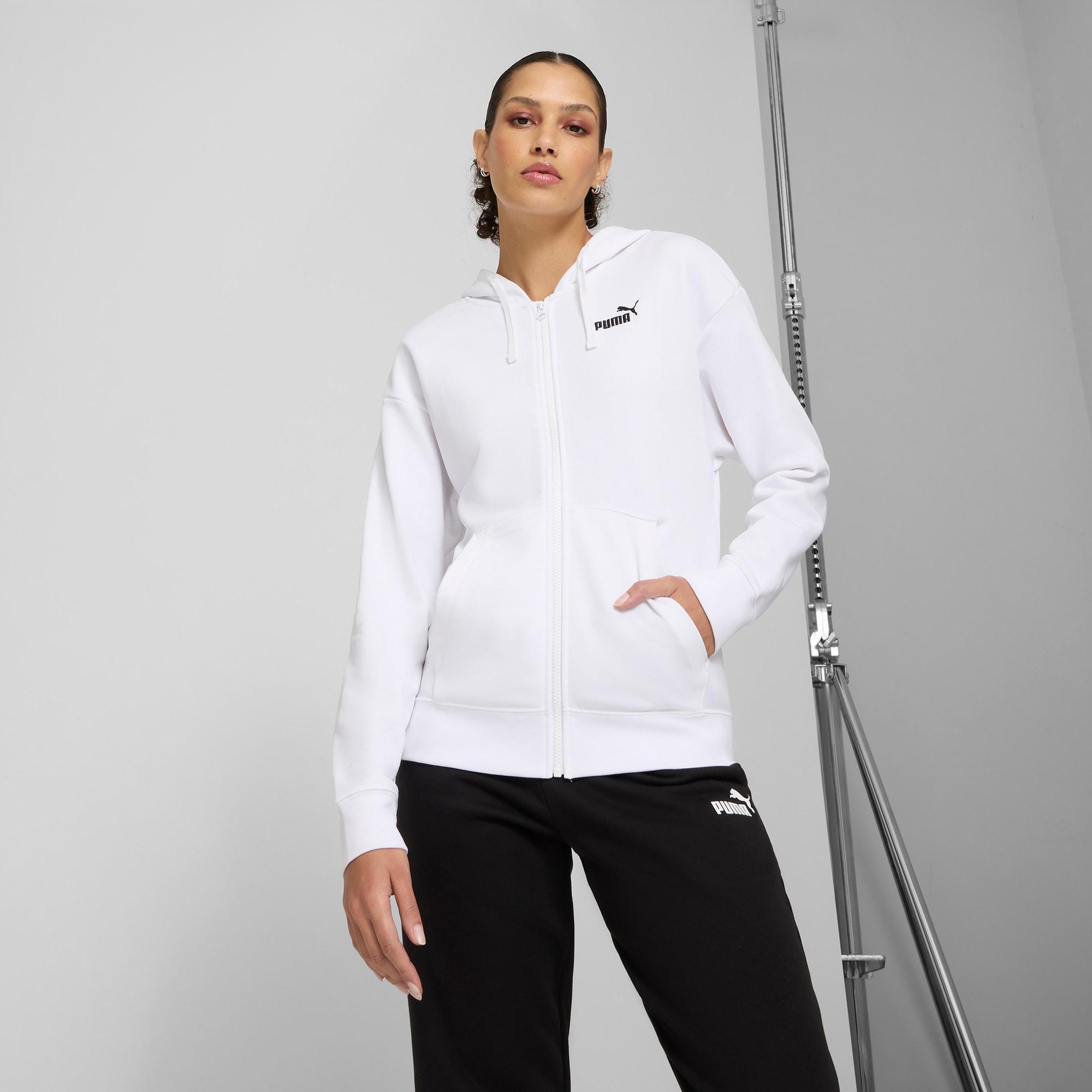 Essentials Small No. 1 Logo French Terry Women's Comfort Full-Zip Hoodie Product Image
