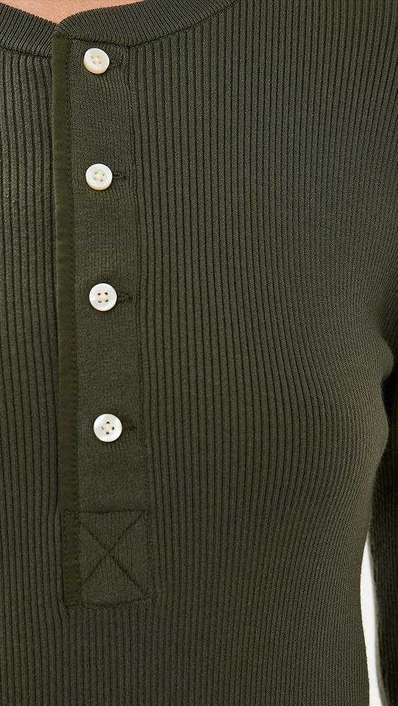 Polo Ralph Lauren Henley Mixed Media Dress | Shopbop Product Image