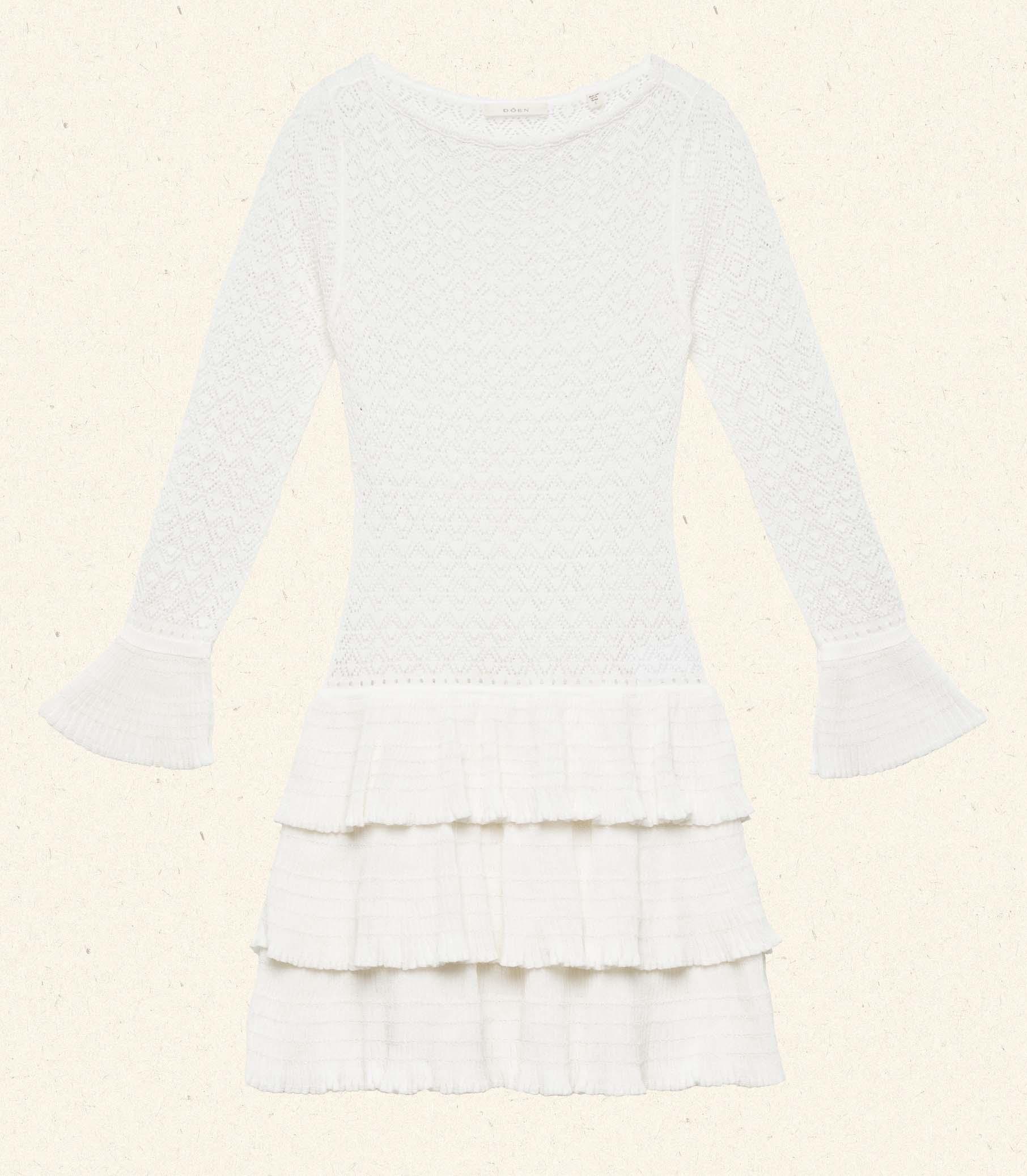 AMELINA DRESS -- IVORY Product Image