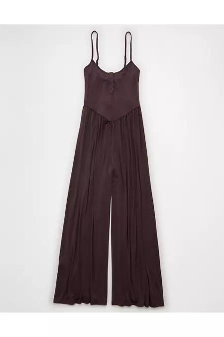 AE Knit Henley Jumpsuit Women's Product Image