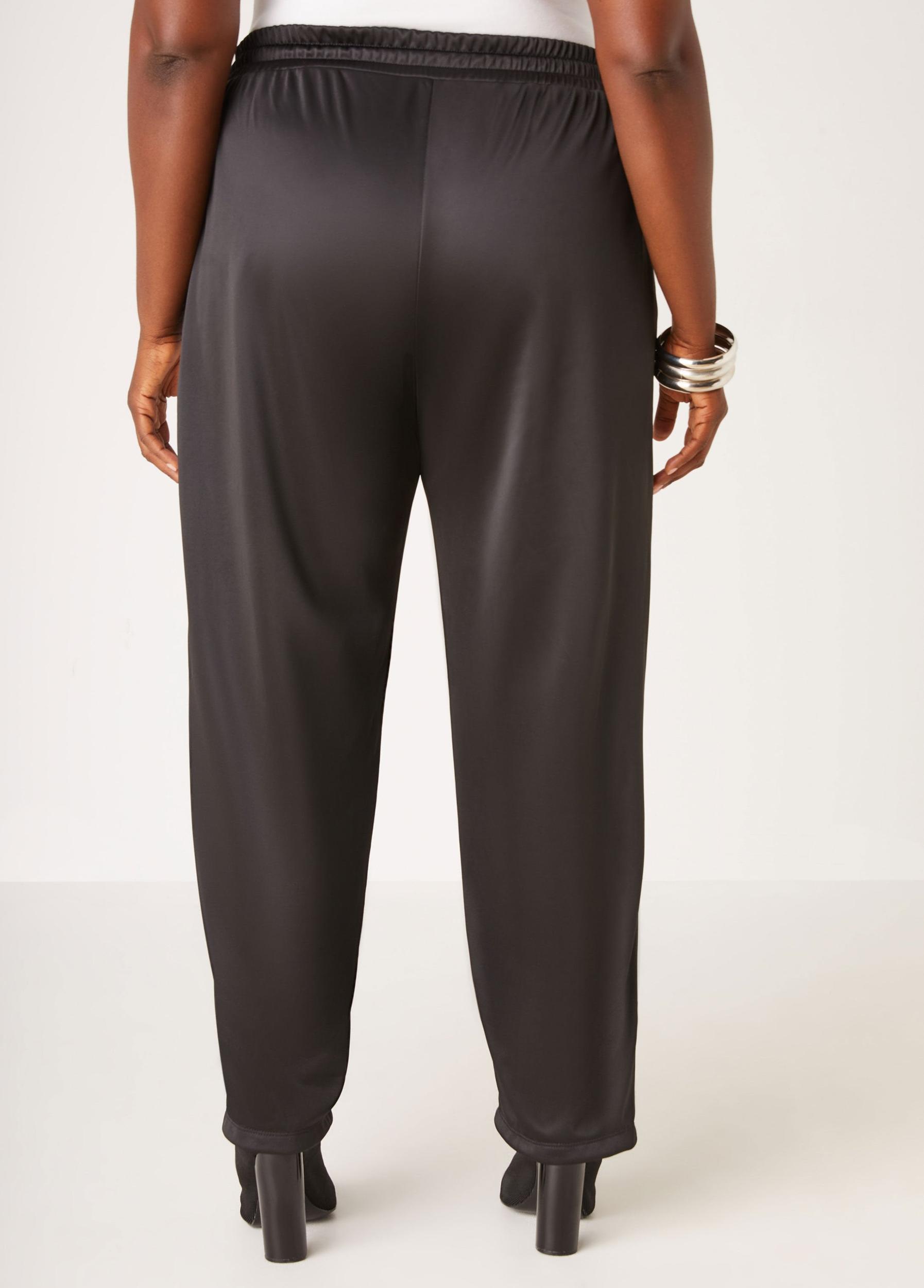 Plus Size Zip Front Striped Track Jacket Ashley Stewart Product Image