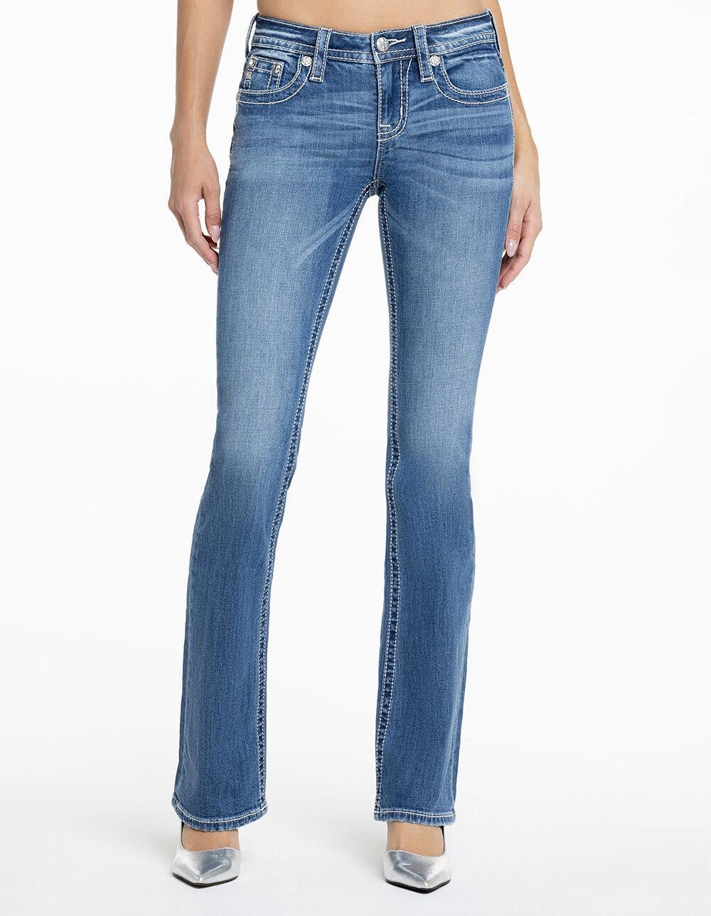 MISS ME Angellica Womens Bootcut Jeans - MEDIUM WASH Product Image