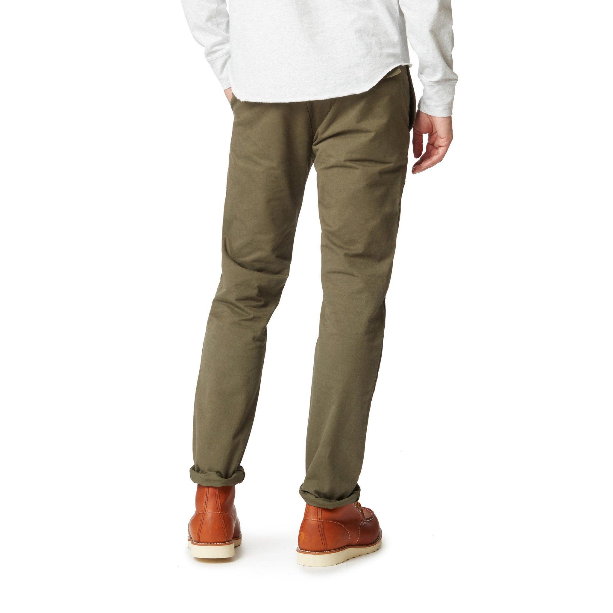 Twill Newport Slim Fit Chino - Olive Green (Final Sale)* Product Image
