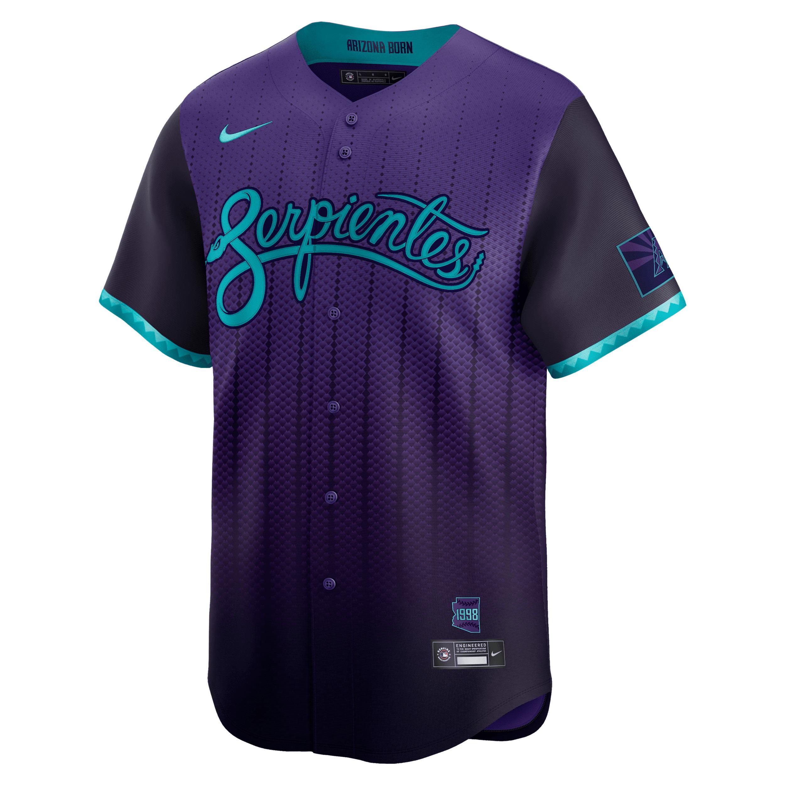 Corbin Carroll Arizona Diamondbacks City Connect Men’s Nike Dri-FIT ADV MLB Limited Jersey Product Image