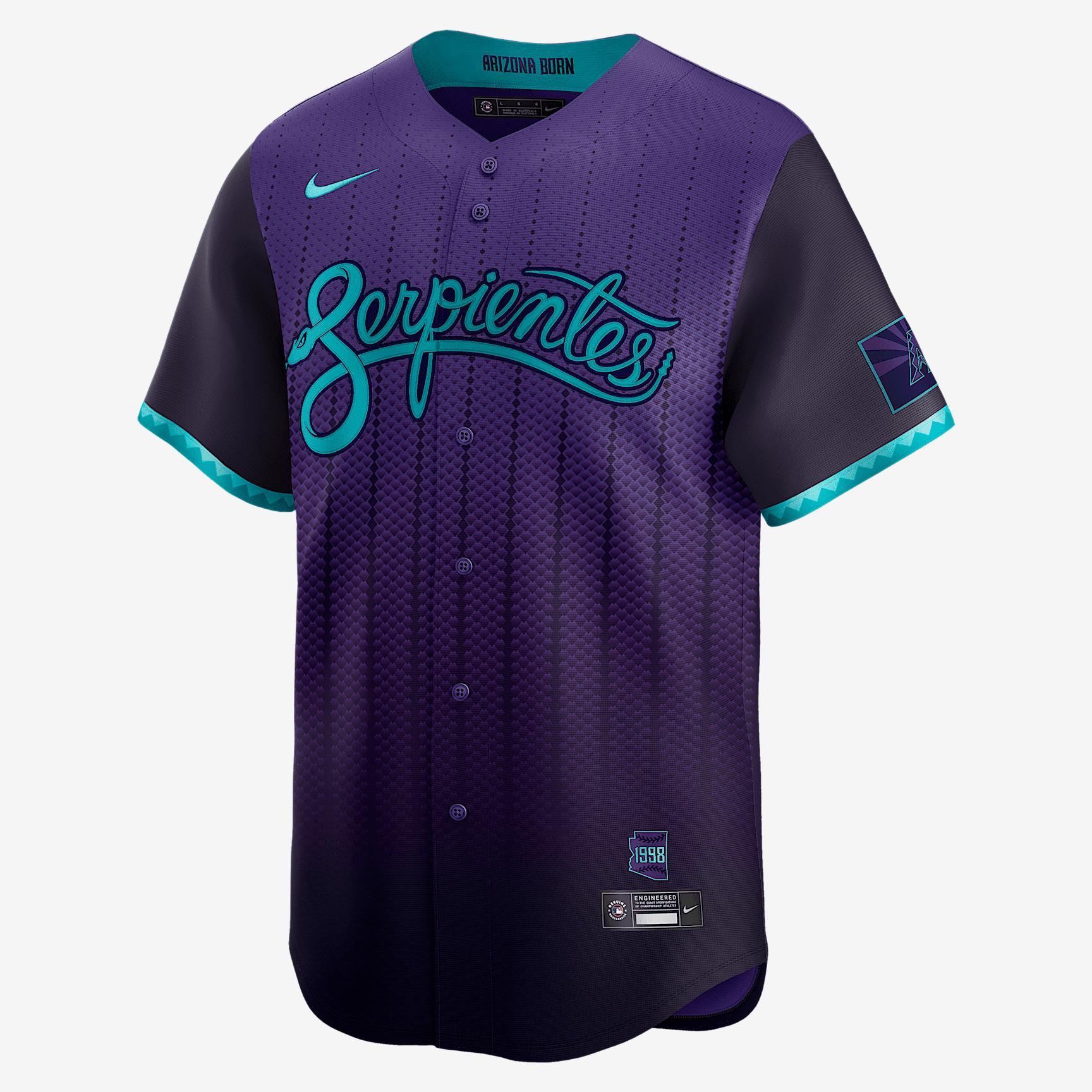 Corbin Carroll Arizona Diamondbacks City Connect Men’s Nike Dri-FIT ADV MLB Limited Jersey Product Image