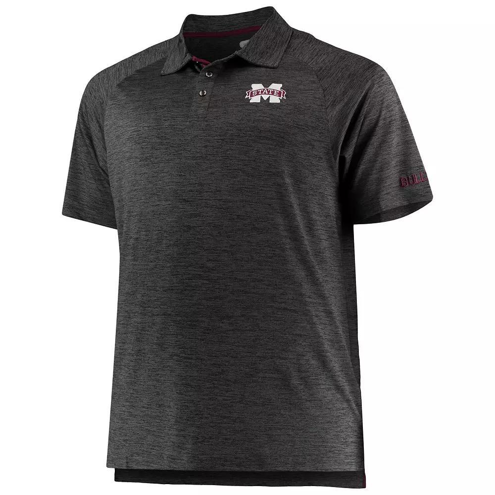 Men's Colosseum Black Mississippi State Bulldogs Big & Tall Down Swing Polo, Size: 4XB, Mst Black Product Image