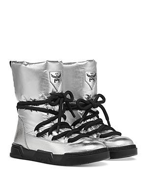 Mcm Womens Skyward Woven Ankle Boots Product Image