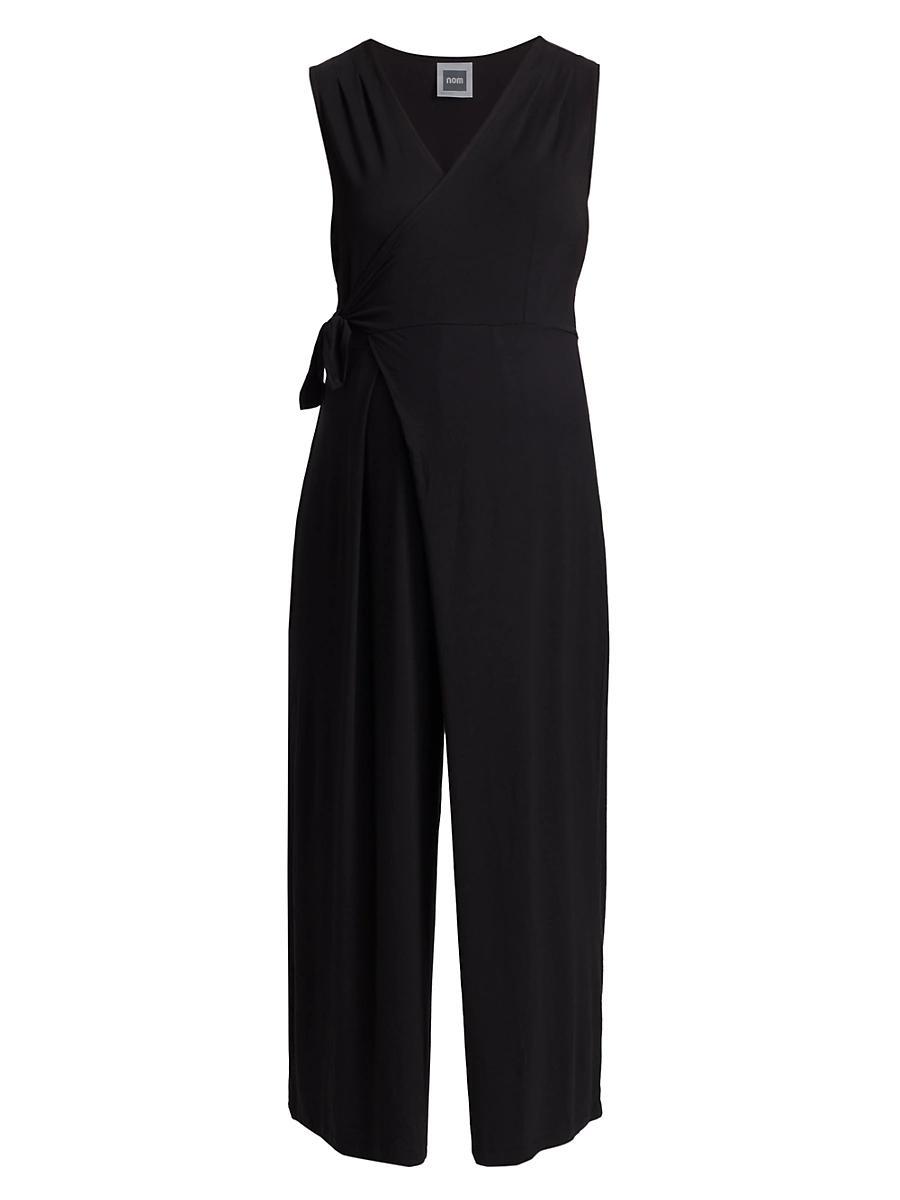 Nom Maternity Francesca Surplice Maternity Jumpsuit Product Image