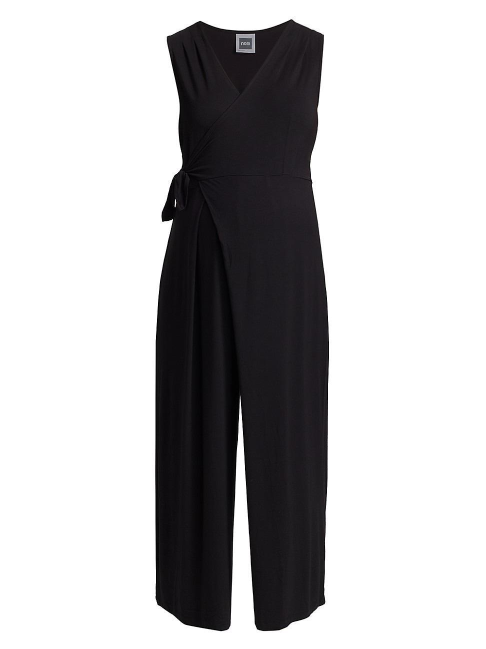 Nom Maternity Francesca Surplice Maternity Jumpsuit Product Image