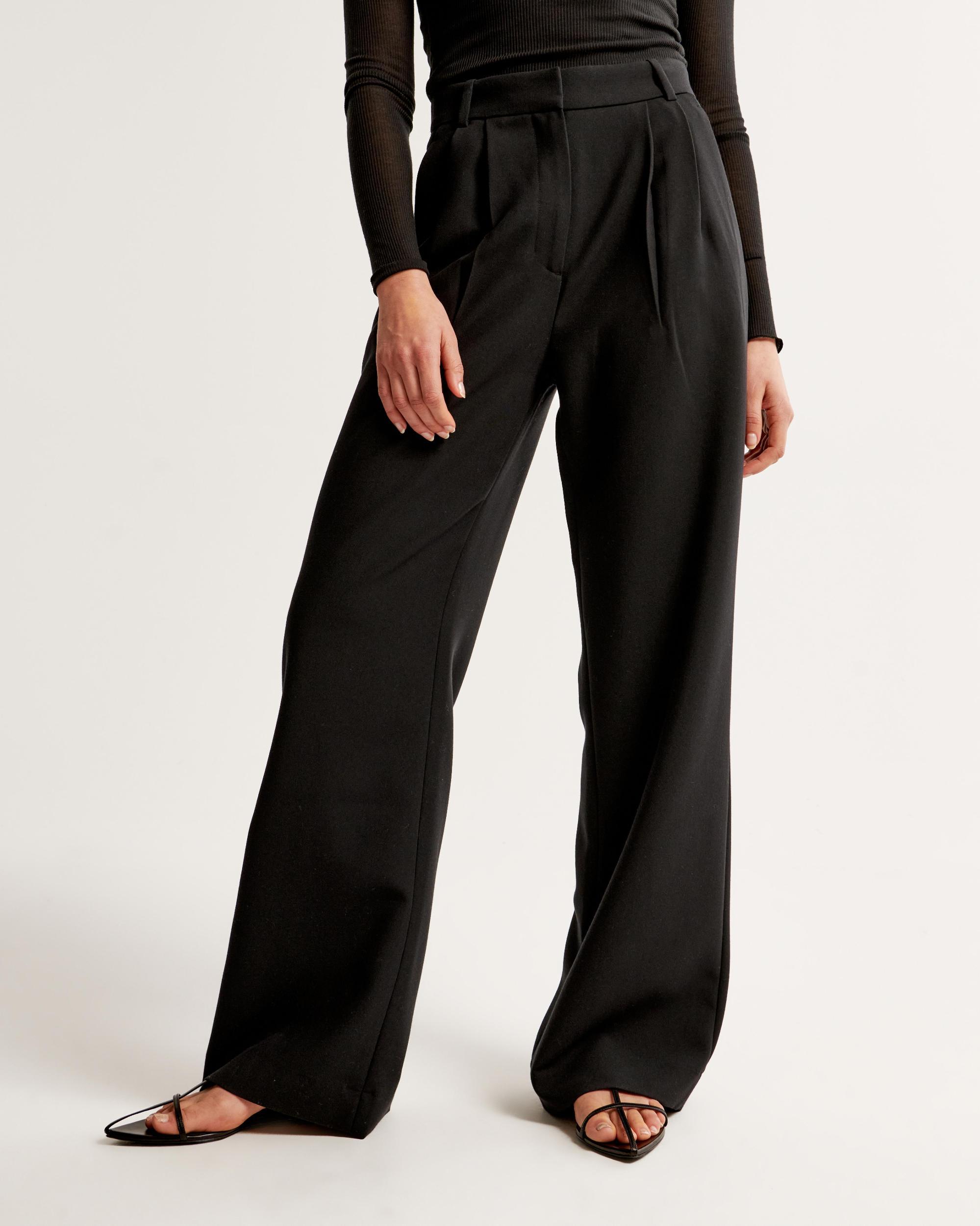 A&F Sloane Tailored Wide Leg Pant Product Image