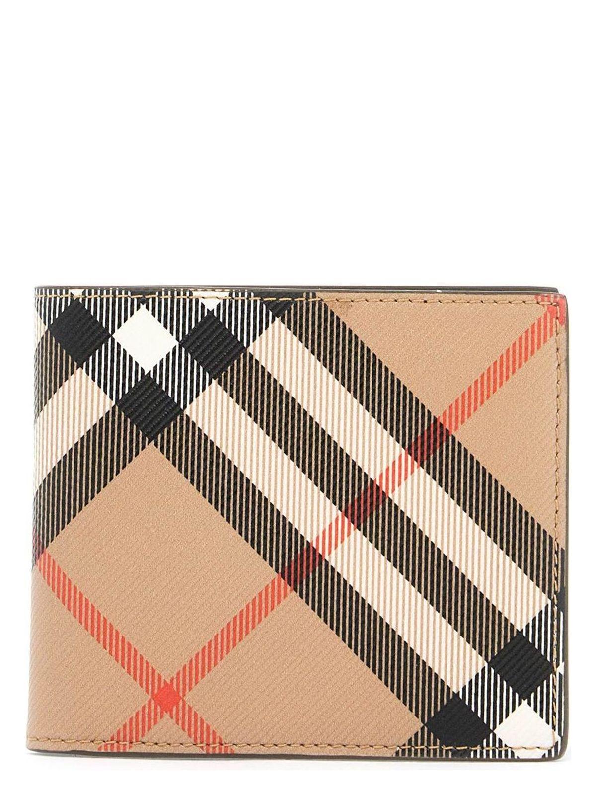 BURBERRY Men's Polyurethane Wallet In Nude & Neutrals Product Image