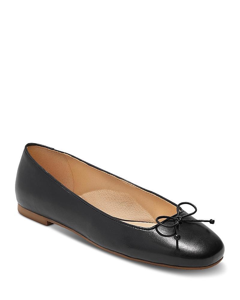 Jack Rogers Kenlyn Ballet Metallic Leather Bow Flats Product Image
