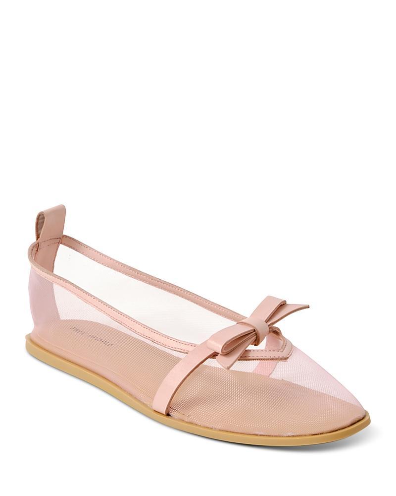 Free People Womens Mesh Mania Bow Flats Product Image