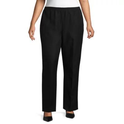 Alfred Dunner Classics Womens Plus Straight Pull-On Pants Product Image