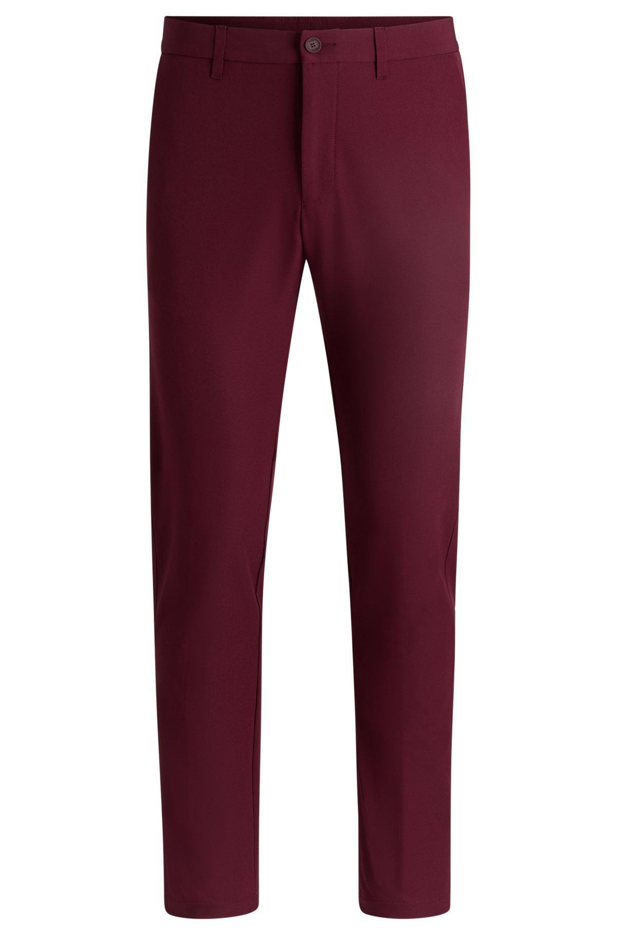 Slim-fit pants in water-repellent stretch fabric Product Image