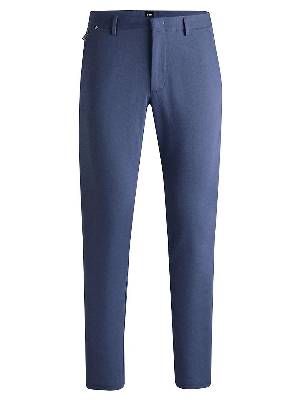 Mens Slim-Fit Trousers in Stretch Cotton Product Image